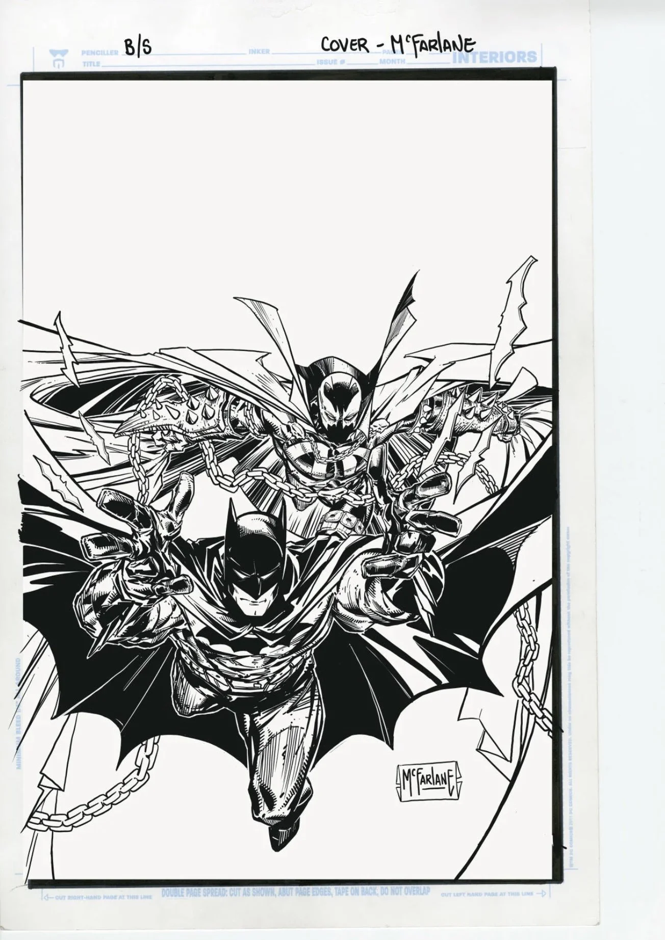 Todd McFarlane Reveals Variant Cover For BATMAN/SPAWN #1